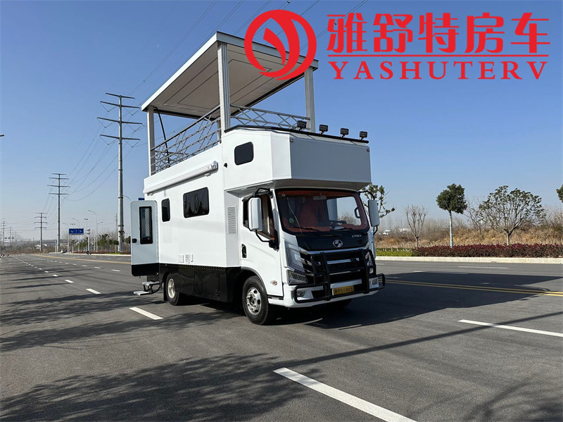 躍進H500升降頂帶側拓展房車廠家現(xiàn)車出售